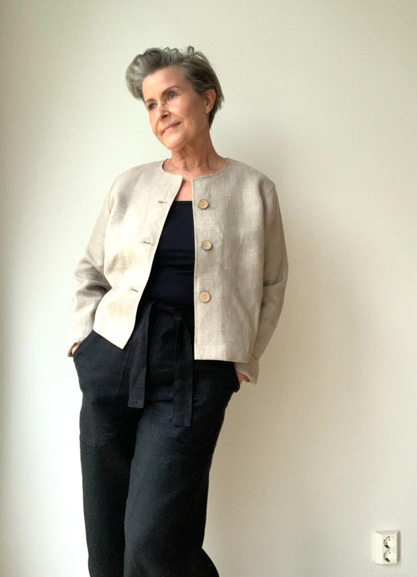 Frida jakke linfarge